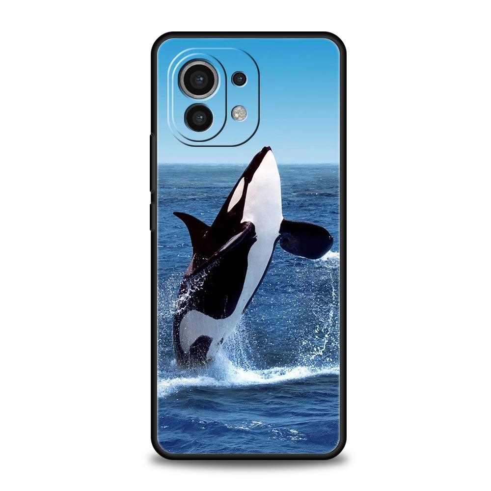 Orca ocean lovely killer whale Phone Case For Xiaomi 14 13T 12T Pro 12 13 11 Ultra Mi Note 10 Lite 10T 5G 11X Pro 11i 9T Cover