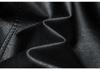2022 Autumn/Winter Men's Stand Collar Motorcycle Leather Jacket