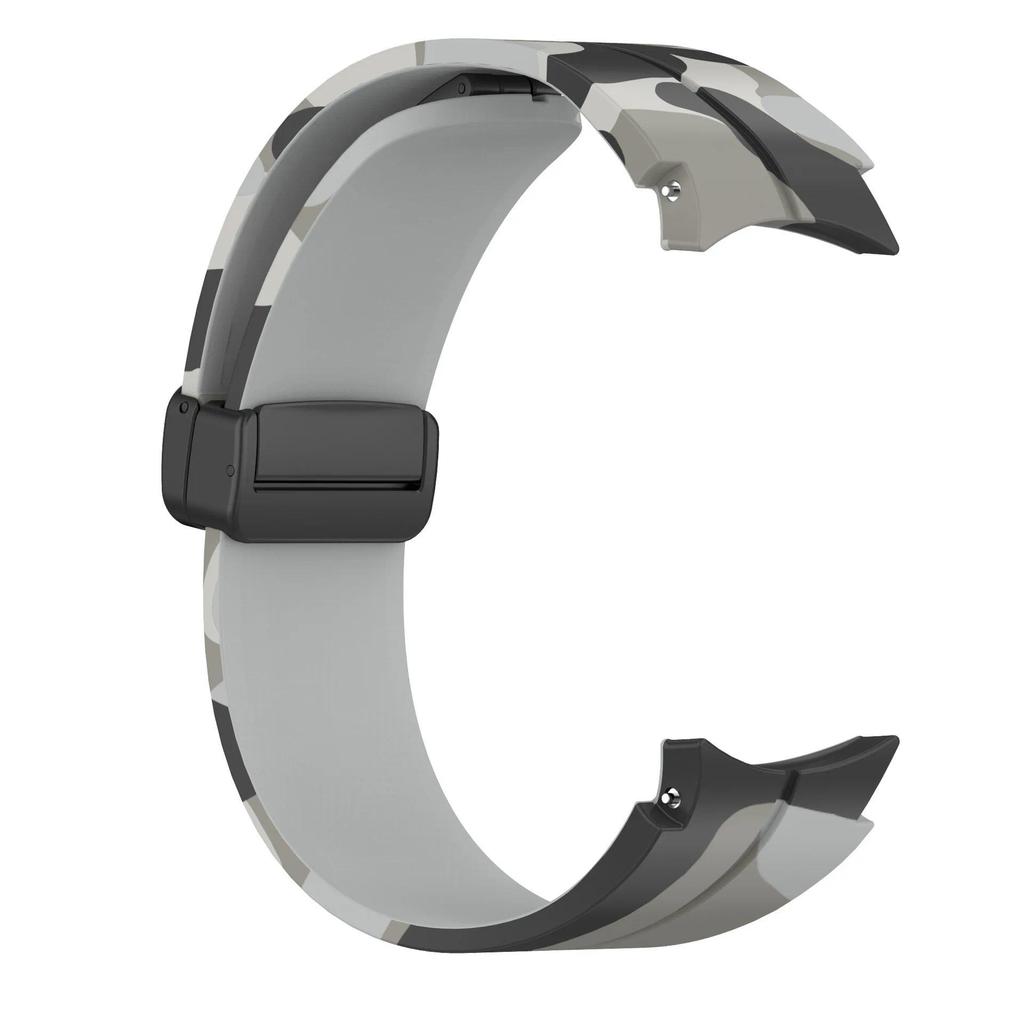 Camouflage Silikonarmband für Samsung Galaxy Watch 7/6/5/4 40mm 44mm/Classic 47mm 43mm Armband für Samsung Watch 5pro 45mm Band