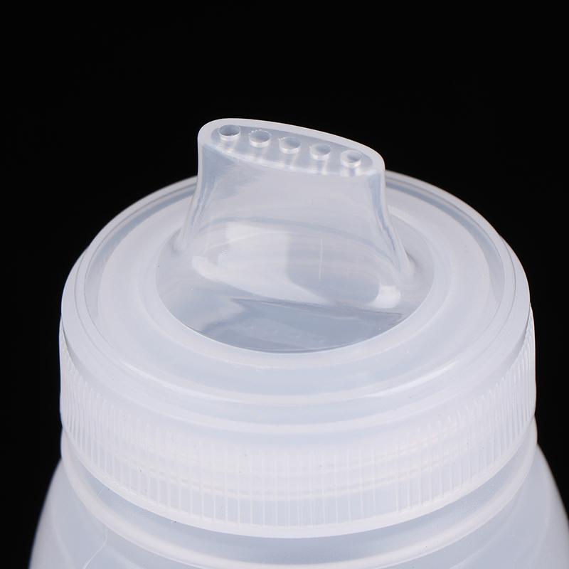 Squeeze Sauce Bottle Durable Leak Proof Refillable Plastic Condiment Container For Salad Ketchup Honey Jam Squeeze Sauce Bottle