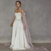 Flowy Tulle Bride Sleeve Covers Elasticated Wristband Seamless Integration For Evening Gowns And Photo Props