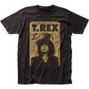 T Rex Concert Ticket Mens T Shirt Rock And Roll Classic Band Tee New Black