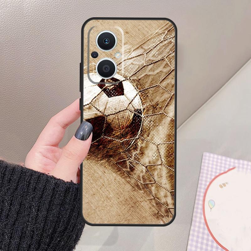 Football Passion Soccer Ball Funda For OPPO Reno 11 F 10 13 14 15 Pro 12F 13F 14F 7 8 Lite OPPO Find X6 X5 X8 X9 Pro Case