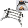 Camping Cooking Rack Stainless Steel High Hardness Foldable Portable Outdoor Folding Stove Stand for Hiking