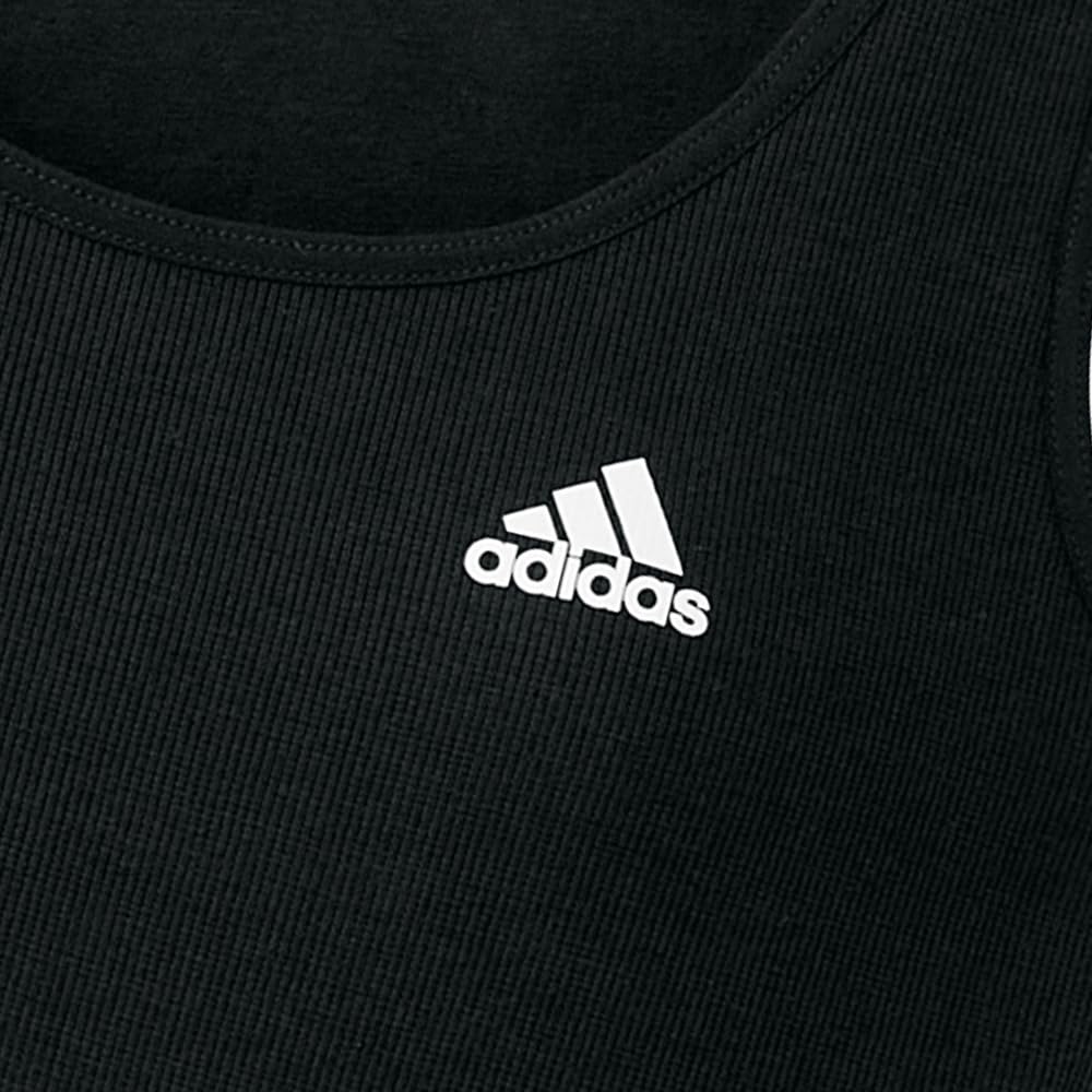 Adidas School Ribbed Tank Top with Logo One-Point