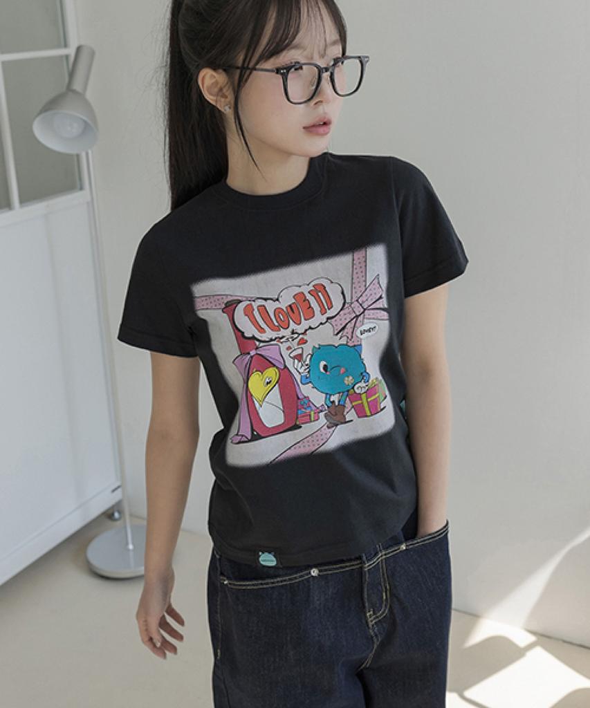 Ejeuaiwon I Love It Slim Fit Short Sleeve T-Shirt