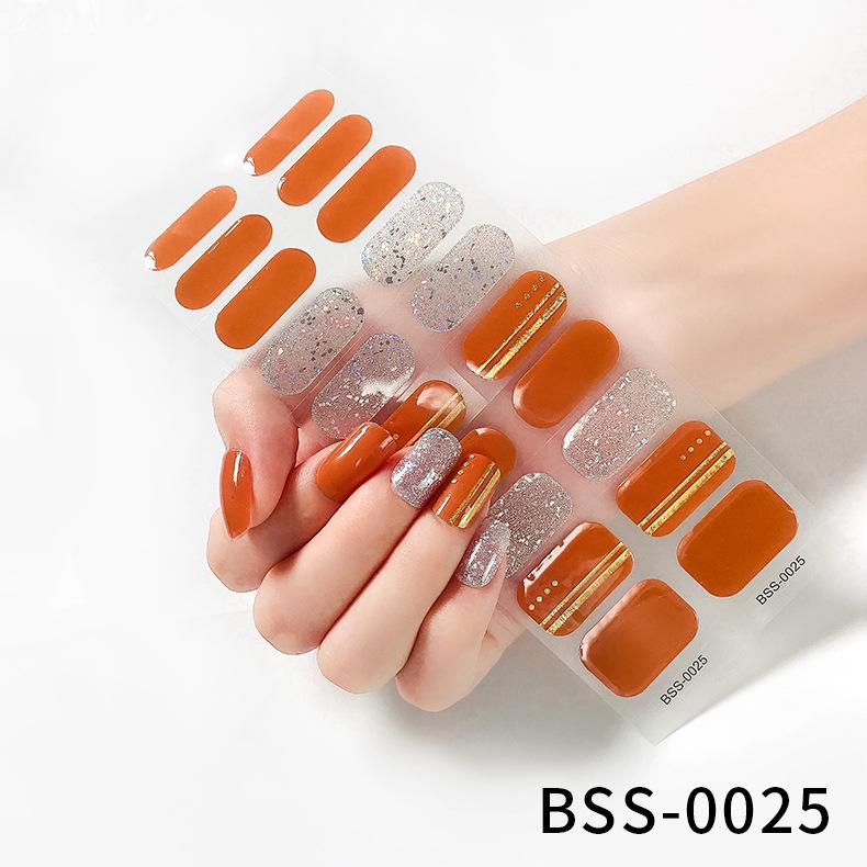 Gel Manicure Stickers Semi-cured Nail Stickers Manicure Stickers
