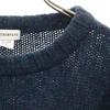 WEATHERVANE 90s Old Overall handle Long sleeve sweater L Navy system knit Men's Used