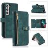 Per Samsung Galaxy S21+ 5G Dream Portafoglio a 9 Carte Borsa con Cerniera Custodia in Pelle per Telefono