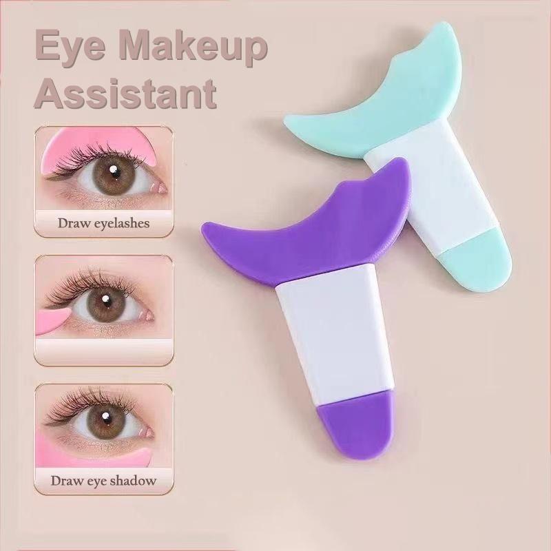 5 Stück Eyeliner Vorlage Augen Make-up Werkzeug Mascara Silikon Pinsel Augen Make-up Hilfe Schild Applikator Multifunktionaler Wimpernstopper