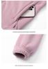 Autumn/Winter Fleece Couple's Jacket: Velvet-Thickened, Warm, Stand Collar, Pure Color Outerwear