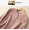Women’s High-End Artistic Retro Cotton and Linen Loose Top – New Spring 2026 Collection