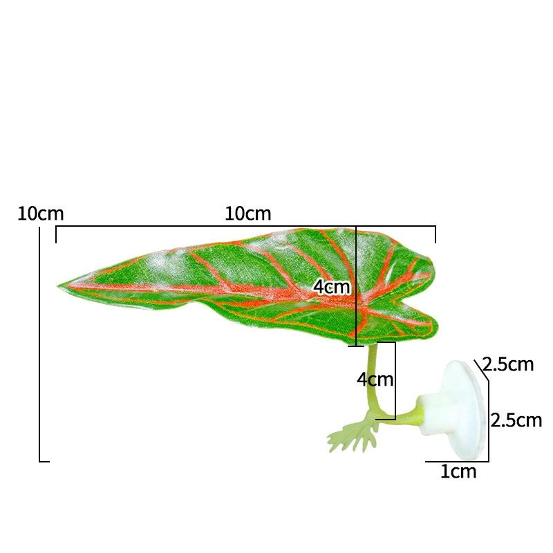 Simulated Leaves Artificial Fish Resting Leaf Fake Aquarium Plant Fish Tank Landscaping Leaf Betta Fish Spawning Leaves Hammock