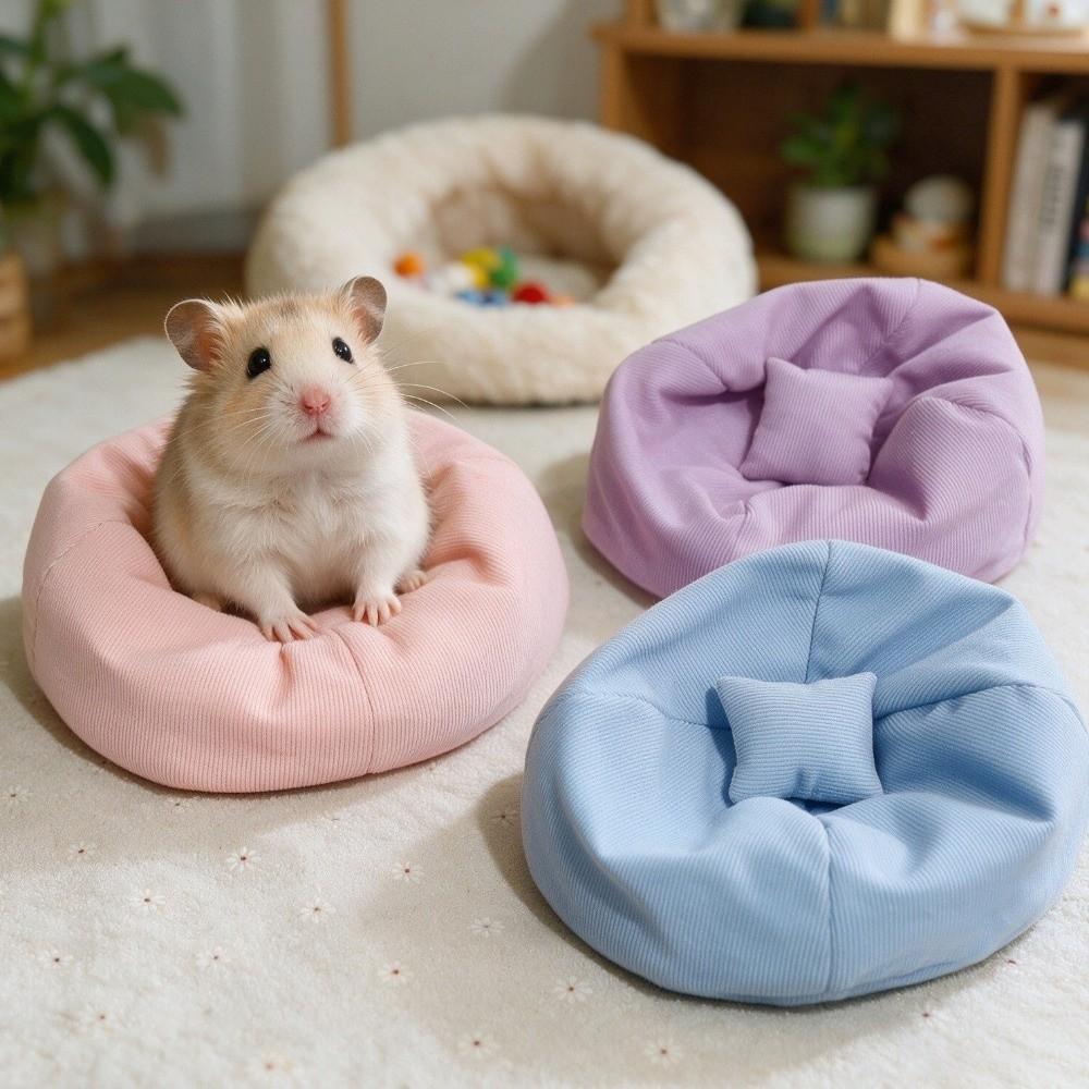Creative Soft Pet Lazy Sofa Bed Cotton Plush Sleeping Bed Warm With Pillow Pet Sleeping Mat Travel