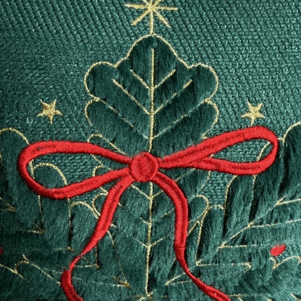 Christmas Throw Pillow Covers Xmas Tree Cushion Covers New Embroidered Pillowcase  Holiday Party