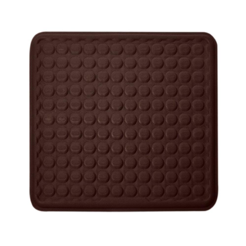 

Soft Gel Ice Seat Cushion Waterproof Summer Chair Pad Anti-slip Car Cooling Seat Pad Long Trips коричневый