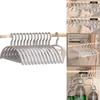Modern Plastic Hangers For Clothes And Pants With Nonslip Design Perfect For Student Dorms