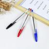 Tri-Color Quick-Dry Ballpoint Pen, Medium 1.0 Bullet Tip, Black/Red/Blue