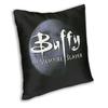 Buffy Kissenbezug 45x45 Heimdeko Druck Buffy The Vampire Slayer Sofakissen für Wohnzimmer Doppelseitig