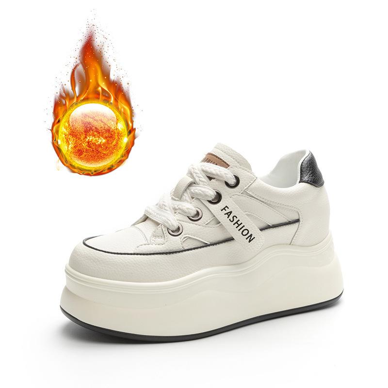 Autumn New Casual Sports Shoes Women's Small Shoes Women's Shoes Small White Shoes Inner Heightening Thick Baseplate Shoes