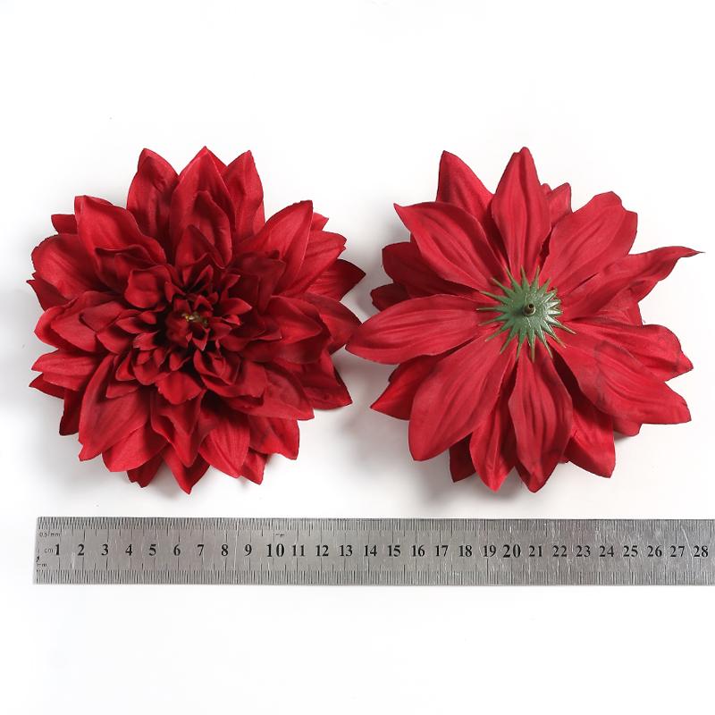 2/5Pcs 14cm Big Artificial Flowers Party Home Room Decor Mariage Garden Wedding Decoration Fake Flowers DIY Bride Gift Accessory