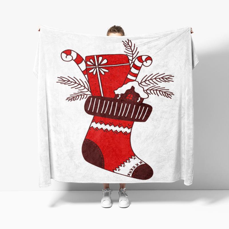 Dekoracja domu pluszowy koc Sofa koc Narzuta łóżko puszyste miękkie koce wystrój Kratka Nowoczesny Halloween Wesołych Świąt zima