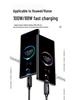 Nabíjecí kabel ESSAGER Type-C7A s digitálním displejem pro telefony Huawei, Honor, OPPO a další