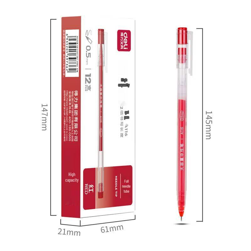 Deli A116 Full Needle Tip Gel Pen