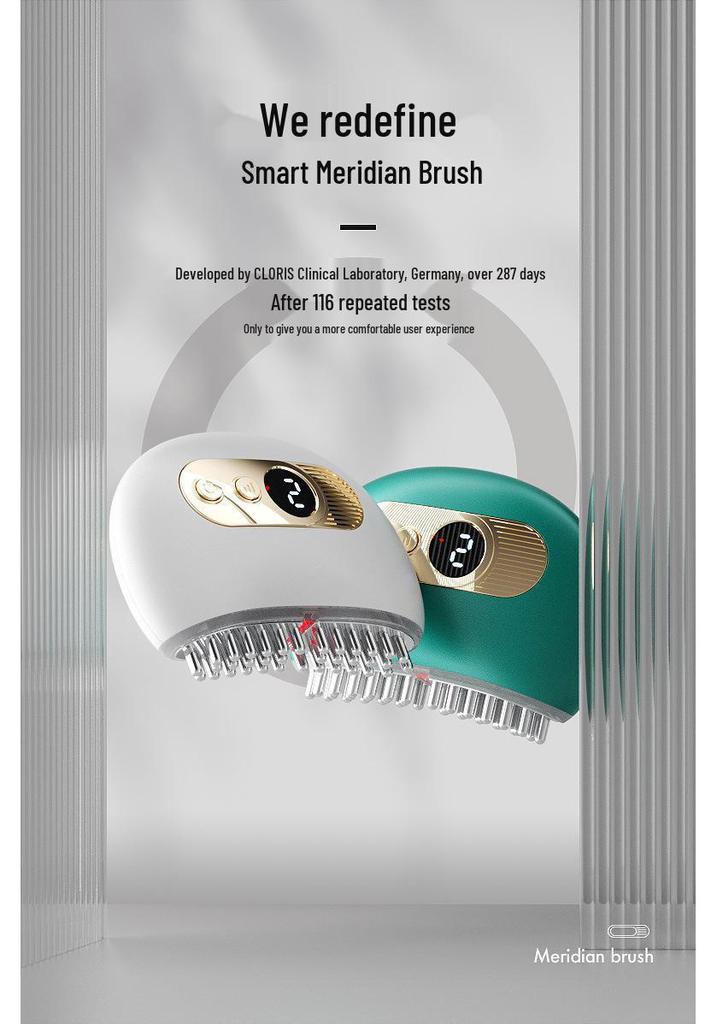 Electric Gua Sha Facial Massager with Meridian Point Scraper