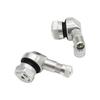 2PCS 90 Degree Angle Motorcycle Rim Tire Wheels Spare Parts Valve Elbow Motorbike Wheel Tire Tubeless Valve Stems Rim Wheel Part