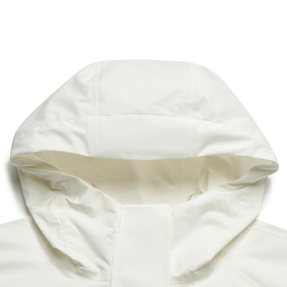 Fila White Fashion Classic Simple Sports Casual Elegant Relaxed Versatile Comfortable Hooded Woven Jacket Women jackets Cloud-White F11W623704FWT