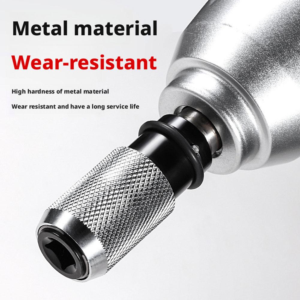 Rotary Hammer Adapter with 4pcs Impact Drill Bits Set Quick-Release Electric Hammer to Converter Kit for Electric Wrench Tools