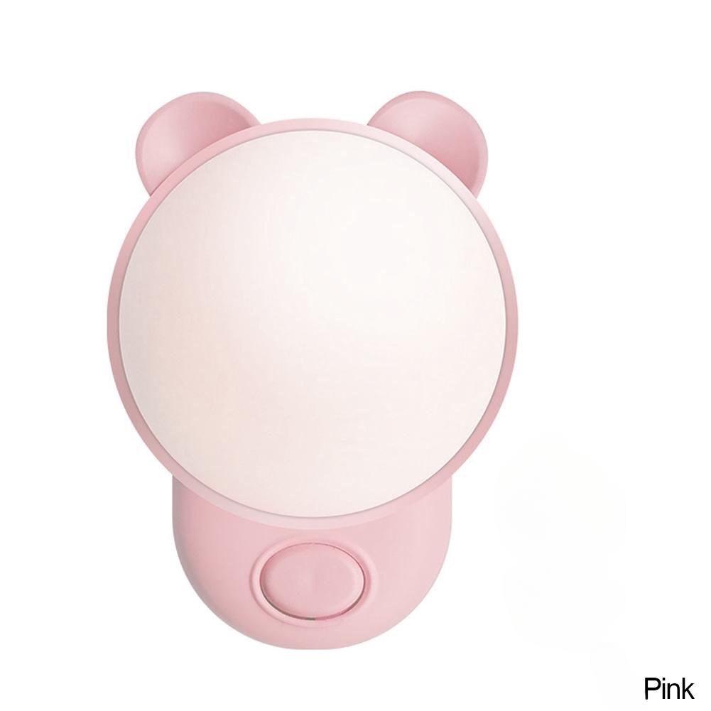 LED Night Light Bedsides Lamp Night Light EU US UK Plug Lamp Gift For Home Bedroom Kitchen Children Corridor Cute Night Lamp