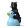 4Pcs Mini Cat Model Detailed Texture High Simulation Decoration Accessories Miniature Cat Animal Model Toy for Kids