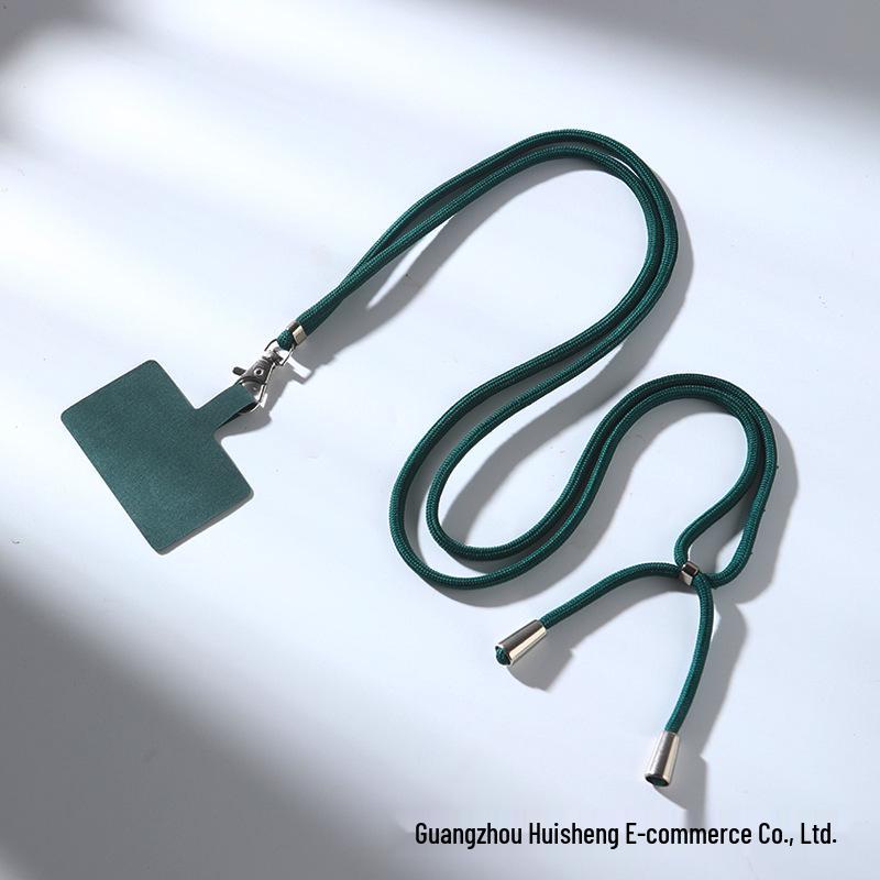 Mobile Phone Lanyard Neck/Crossbody/Wrist Strap with Clip and ID Holder - Anti-Lost Woven Design