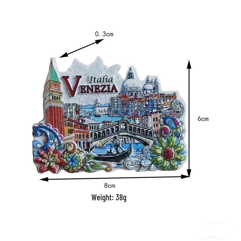 Venice Souvenir Fridge Magnet – Creative Design with Vibrant Colors