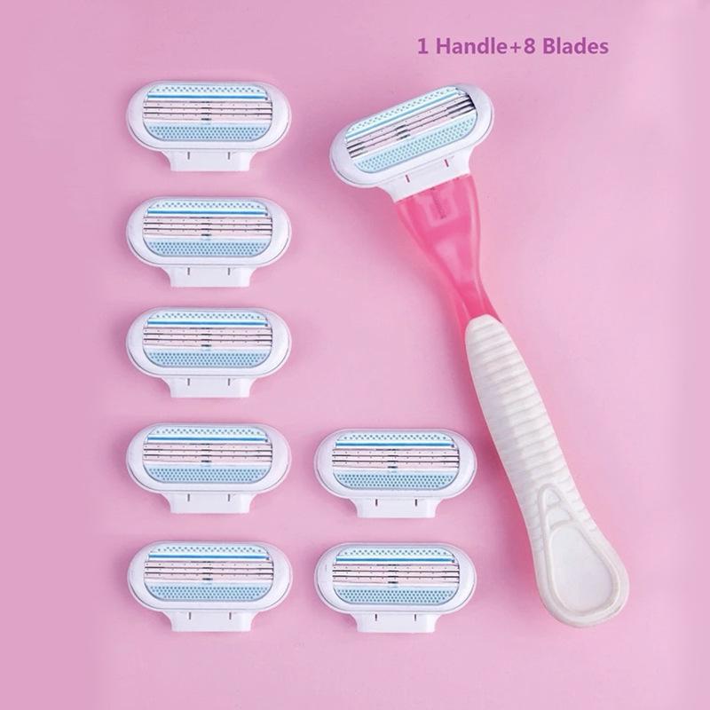 Unisex 3-Layer Manual Razor for Shaving and Hair Removal
