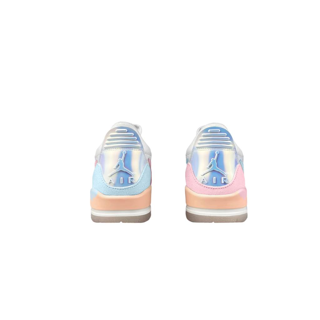 Jordan Legacy 312 Abrasion Resistant Mid top Vintage Basketball Shoes Unisex Pink HF3182-100(Team40-SBOX)