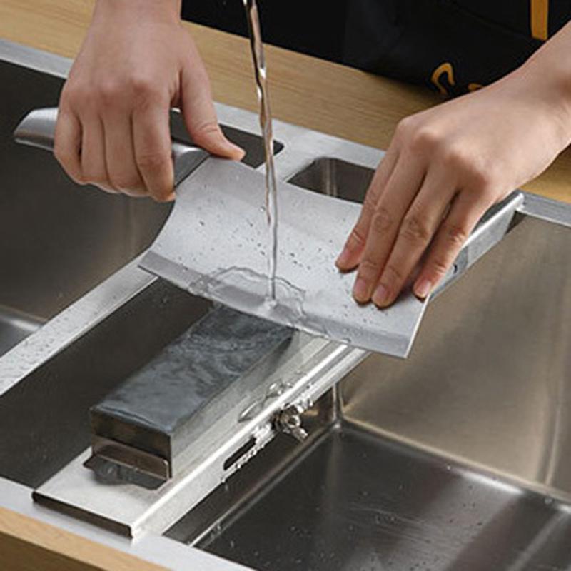 Satın alın Adjustable Over Sink Sharpening Stone Holder Retractable