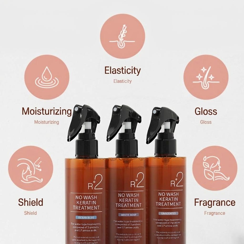 [RAIP] R2 Liquid Silk Keratin Treatment (Lovely Scent) - [KOREAN HAIR CARE] Leave-In No-Wash Hair Spray (250ml)