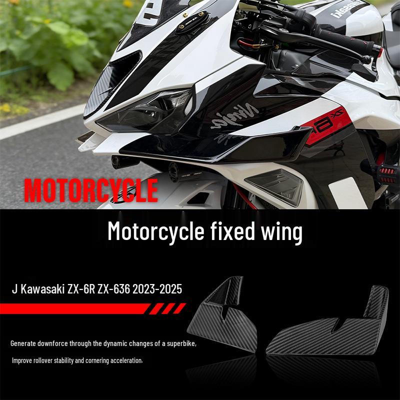 Modified Wind Deflector for Kawasaki ZX-6R/ZX-636 2023-2025 Motorcycle Fairing