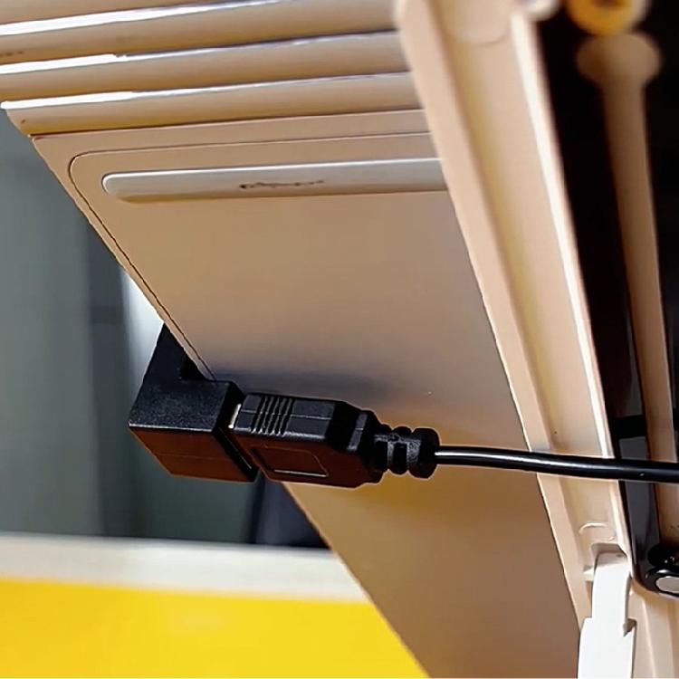 Space Saving 90° Angle USB Type C Connectors Anti Interferences Fast Charging Adapter 10Gbps For Work Environment