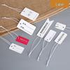 In-Stock Blank Cardboard Jewelry Tags with Elastic Rope for Clothing Accessories