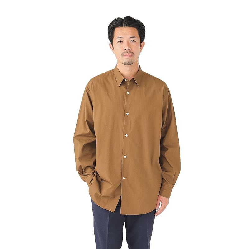 

[Beams] L/S shirt B.THE_BASIC_SHT men s TAUPE L 11110494301