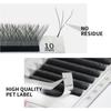 GAHAMACA 3D W-Shaped Eyelashes Extensions 3 Tip C/D Curl High Quality Russian Volume Idividual Natural Fake Lash