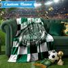 Coperta Personalizzata con Stemma Calcio Celtico Leggera Ideale per Letto Perfetta per Viaggi, Campeggio, Soggiorni, Divani, Regalo di Natale