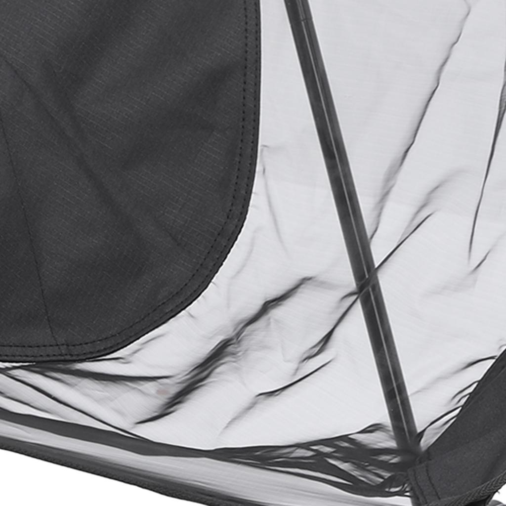 Portable Camping Chair Multipurpose Prevents Sinking Strong Load Bearing Lightweight Sturdy Folding Backpacking Chair Black