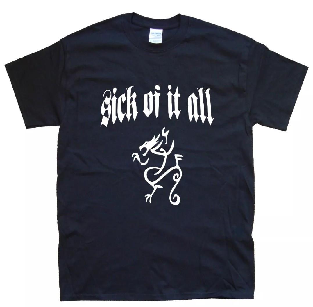 SICK OF IT ALL T-SHIRT sizes Black, White S