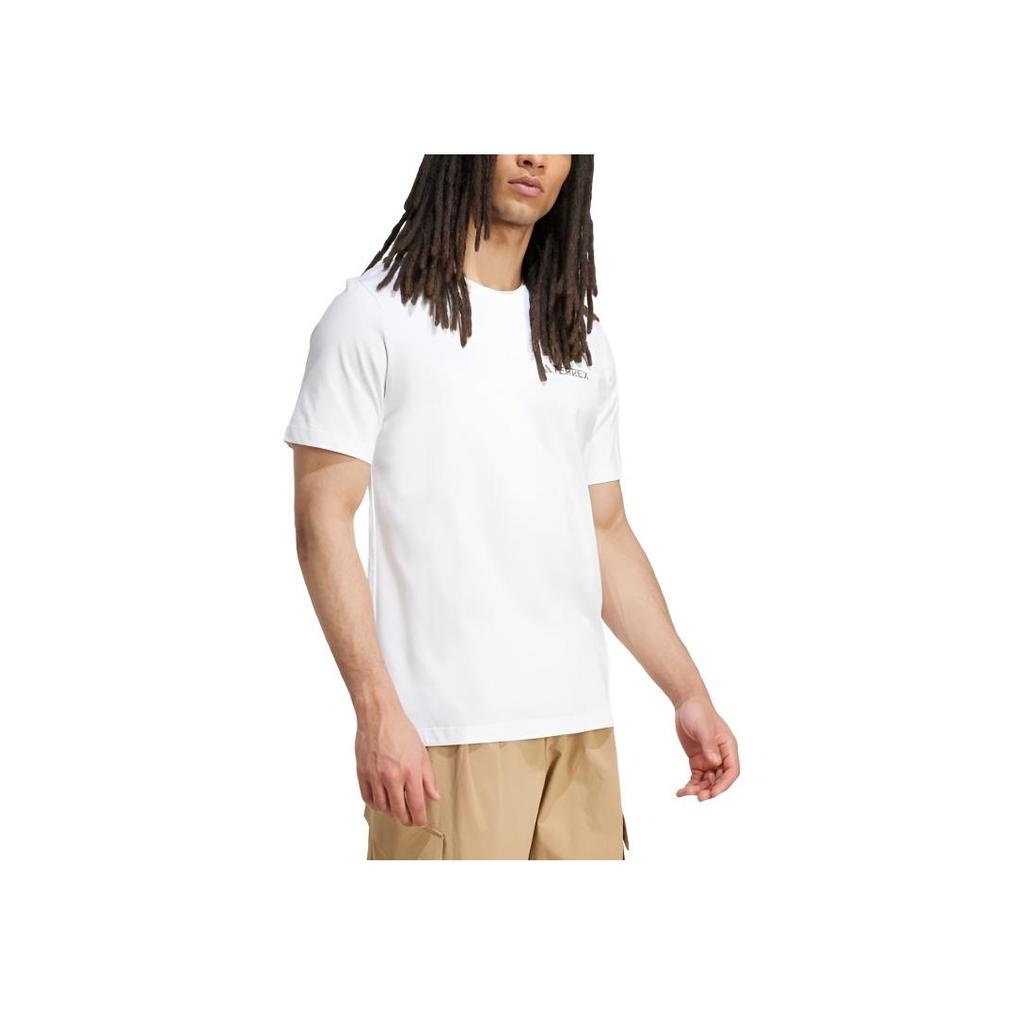 adidas Terrex Grafik Baumwolle Mode Vielseitiges Kurzarm T-Shirt Herren Oberteile JW3559