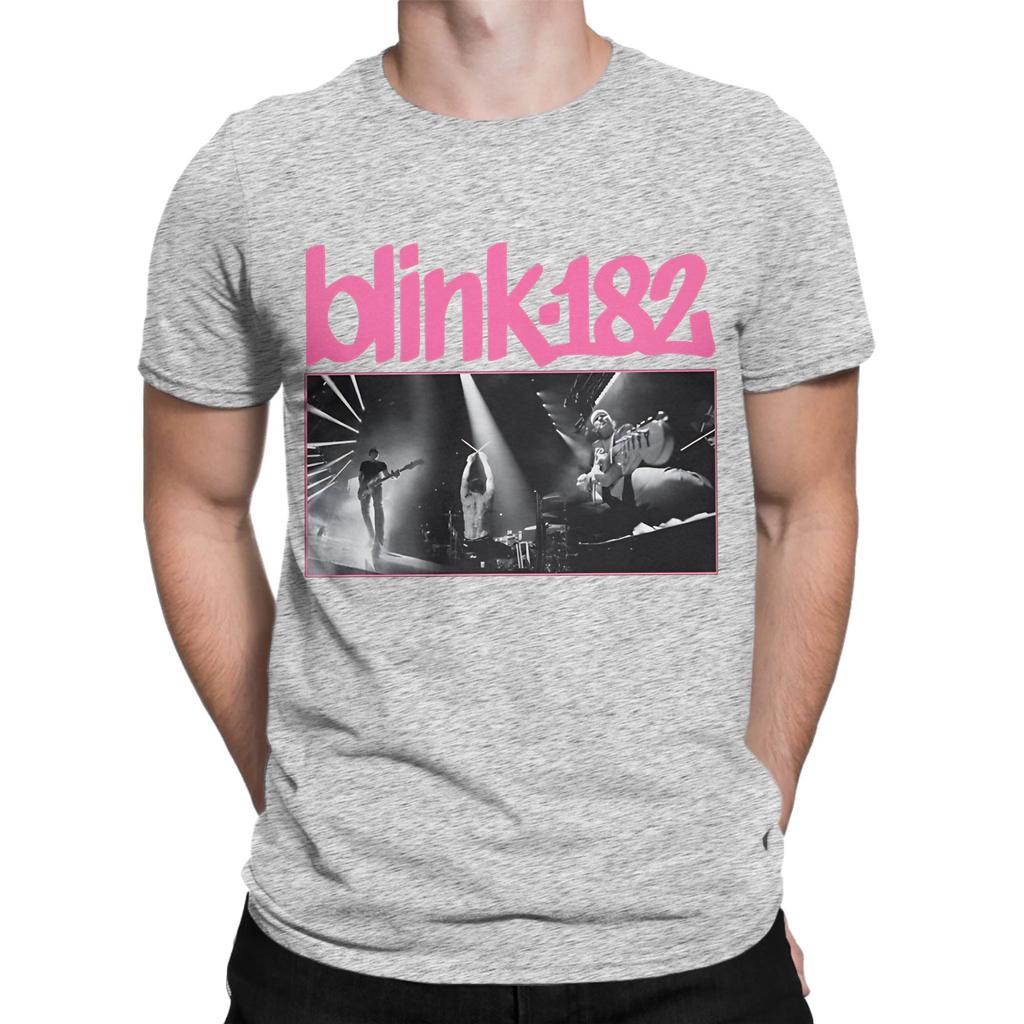 BLNK182 poster Funny 100 Cotton TShirt Blink 182 Tops Tees For Unisex